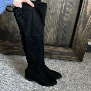 SOLD - Suede Over-the-Knee Boots
